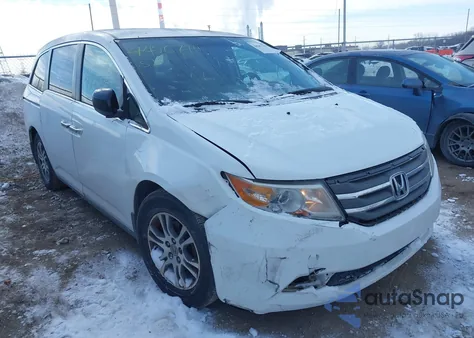 2011 Honda Odyssey Ex from USA, damaged, VIN 5FNRL5H49BB003065
